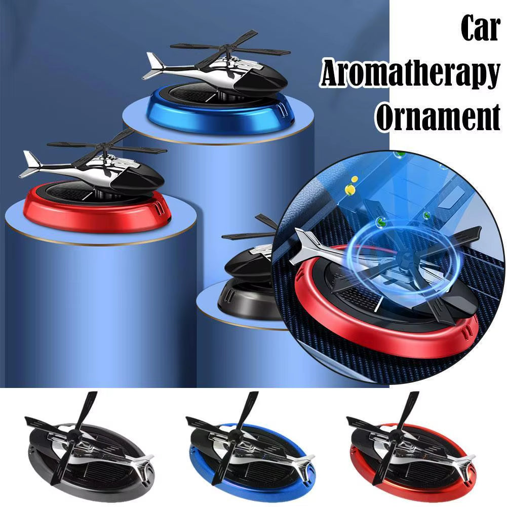 Elevate Your Drive with This Solar-Powered Aromatherapy Helicopter Air Freshener! 🌞🚁✨ #EcoFriendly #CarEssentials