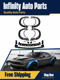 2008-2023 Dodge Challenger / Demon Wide Fender Flares with Front Lip For Hellcat to Demon