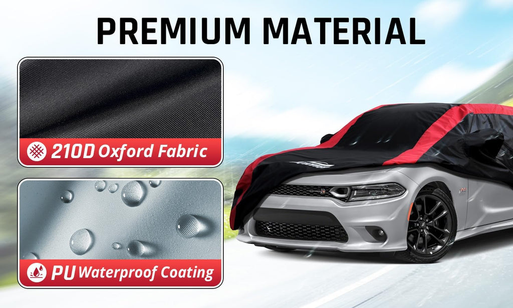 Car Cover Waterproof Custom Fit for Dodge Charger 2006-2023