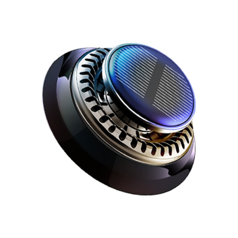 Revitalize Your Ride with Our Solar-Powered Kinetic Car Air Freshener – Double Ring Rotating Diffuser for a Fresh Fragrance!