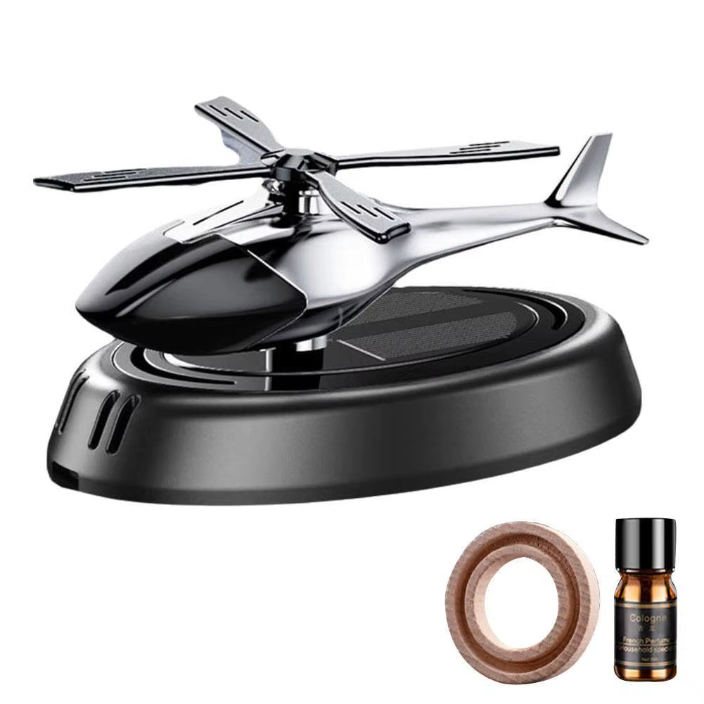 Elevate Your Drive with This Solar-Powered Aromatherapy Helicopter Air Freshener! 🌞🚁✨ #EcoFriendly #CarEssentials