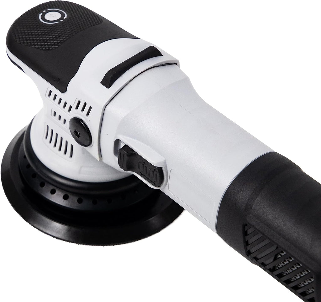 PRP675021 6-Inch Dual Action/Da Polisher, Buffer Waxer with Lock Switch and 6 Variable Speeds for Car Detailing, Tile Cleaning and Wood Polishing