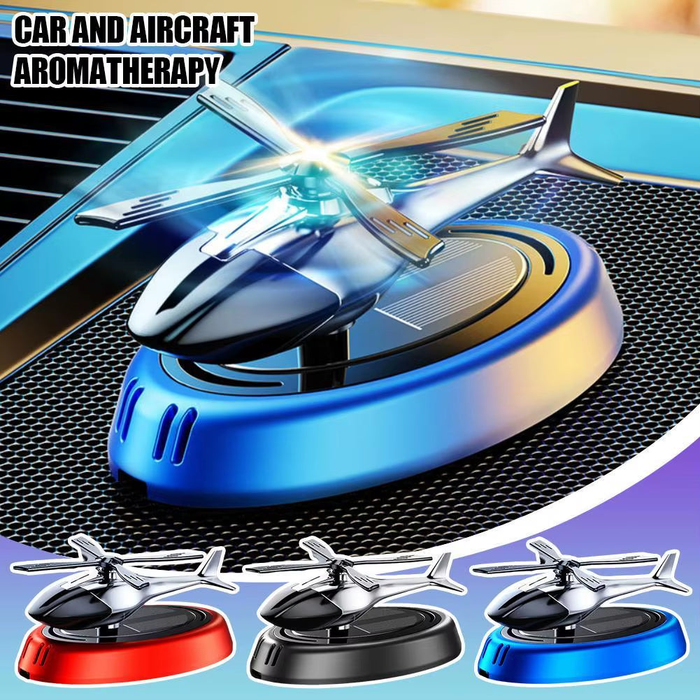 Elevate Your Drive with This Solar-Powered Aromatherapy Helicopter Air Freshener! 🌞🚁✨ #EcoFriendly #CarEssentials