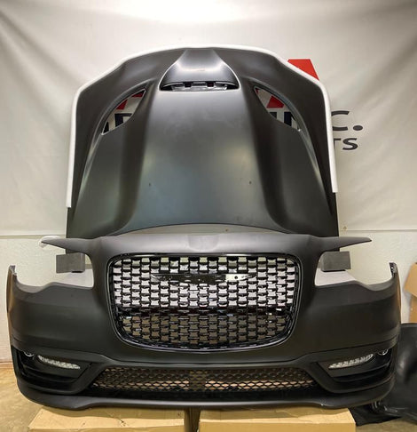 15-20 Chrysler 300 Hood and Bumper Set SRT Style