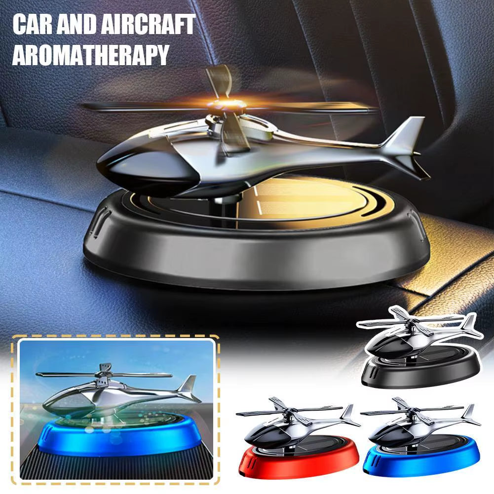 Elevate Your Drive with This Solar-Powered Aromatherapy Helicopter Air Freshener! 🌞🚁✨ #EcoFriendly #CarEssentials