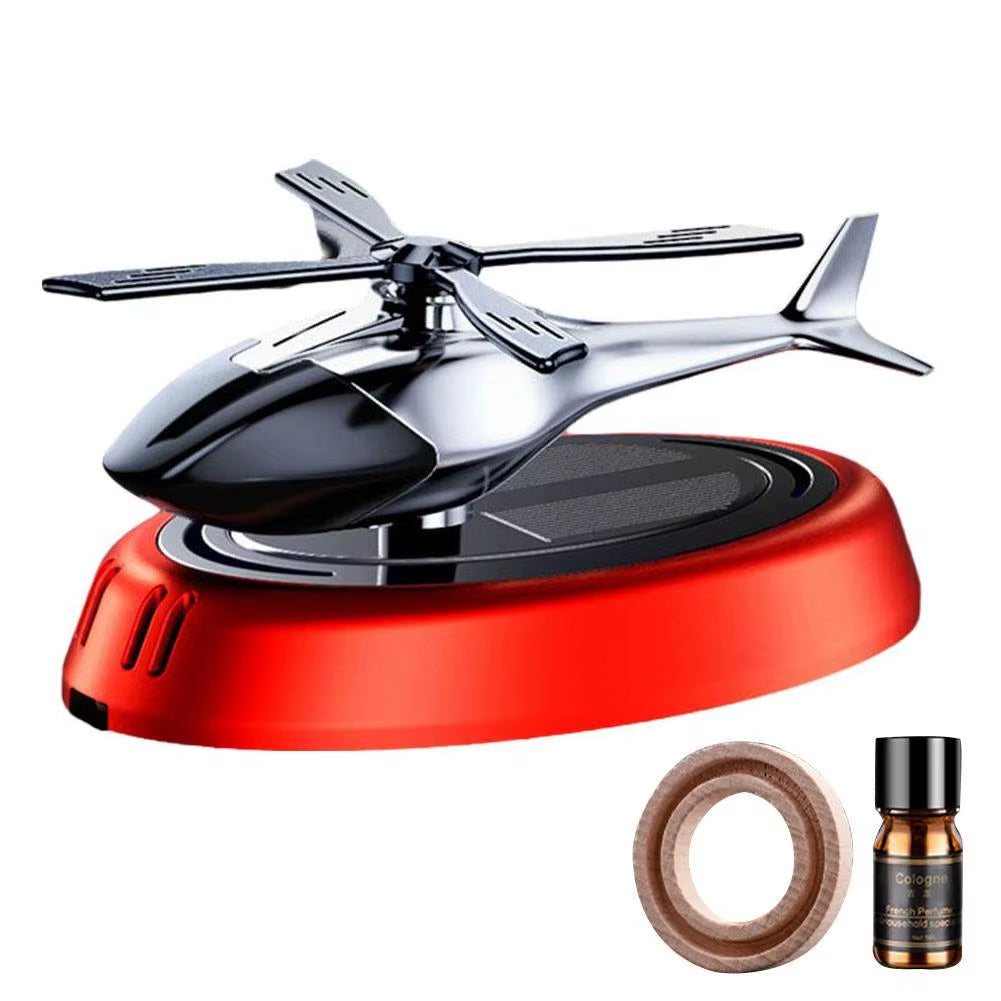 Elevate Your Drive with This Solar-Powered Aromatherapy Helicopter Air Freshener! 🌞🚁✨ #EcoFriendly #CarEssentials