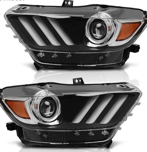 2015-2017 Ford Mustang Headlight Set