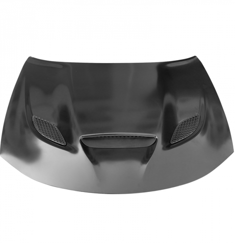 2015-2020 DODGE CHARGER SRT HELLCAT STYLE HOOD W/ SCOOPS - ALUMINUM
