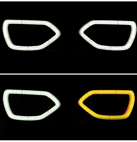 2015-2019 Dodge Charger Smoke LED Grille Bezel Lights