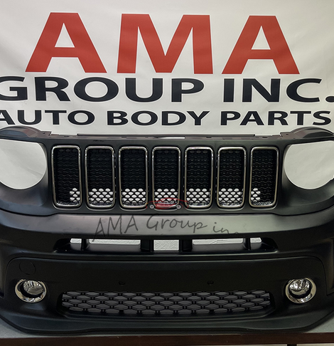 Jeep Renegade 19-21 Front Bumper Complete Set 2019-2020 2021 (13 PCs)